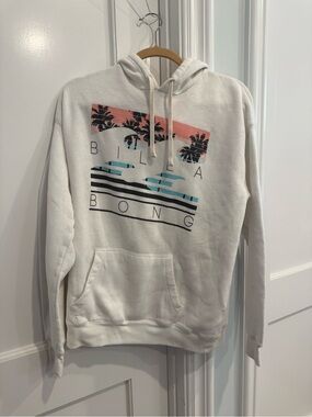 Billabong Cream Terry Pullover - Billabong Label
